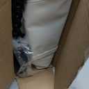 Household Essentials Commercial Laundry Cart with Rolling Caster Wheels, Natural Canvas Liner with Black Steel Frame