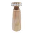 HD Designs Wood Large Candle Holder