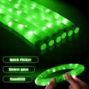 Green 12PCS Glow Sticks Stocking Stuffers Party Favors-Glow in The Dark Party Supplies for Kids and Adults, Perfect for Festivals, Birthday Parties, Raves, Concerts, and Camping Decorations