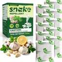 10Pack Snake Repellent, Snake Deterrent Pouches, Keep Snake Away from Home, Garden, and Vehicle, Peppermint Oil to Repel Snake, Indoor and Outdoor Use
