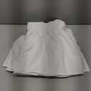 Wrap Around Dust Ruffle Bed Skirt - White - for Queen Size Beds with 12 Inch Drop - Easy Fit Elastic Strap - Adjustable Pleated Bedskirt w/Brushed Fabric - Wrinkle Free - for Women, Men, Kids & Teens