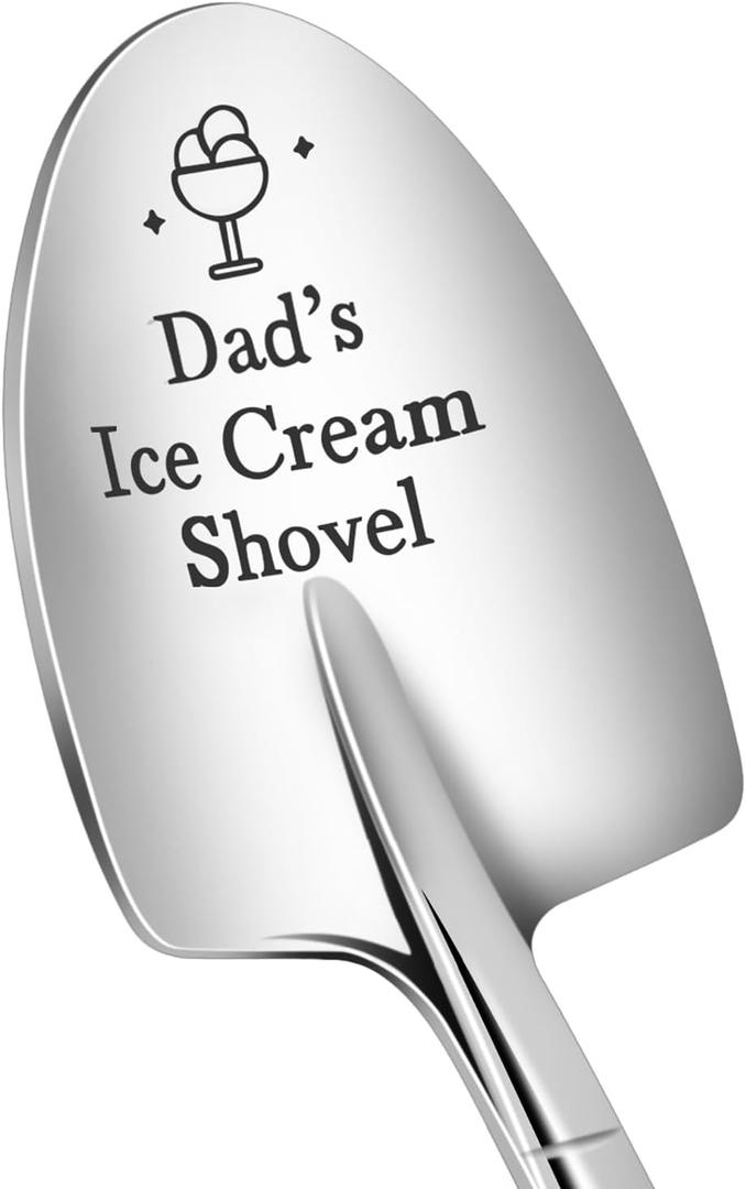 Dad Gifts for Fathers Day, Fathers Day Gifts for Dad, Dads Ice Cream Shovel, Birthday Gifts for Dad, Unique Gifts for Men, Funny Fathers Gifts from Daughter Son, Cute Ice Cream Shovel