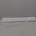 Cordless Light Filtering Mini Blind - 27 Inch Width, 72 Inch Length, 1" Slat Size - Pearl White - Cordless GII Morningstar Horizontal Windows Blinds for Interior by Achim Home Decor