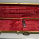 CAPRIFUL Electric Guitar Hardshell Case Leather Case Red Soft Layer Interior With Locking Latch Waterproof (Yellow)