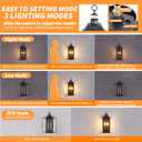 Dusk to Dawn Motion Sensor Outdoor Wall Lantern 2-Light,21.1" Large Exterior Wall Sconce Lighting,Modern Black Wall Light Fixture with Glass, Waterproof Exterior Lamp for Patio, House, Porch, Garage