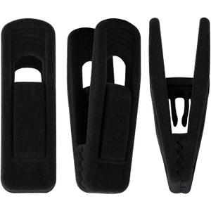 Trgowaul Velvet Hangers Clips, Pants Hangers Velvet Clips, Strong Finger Clips Perfect for Thin Velvet Hangers (80pc, Black)
