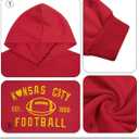 UNIQUEONE Game Day Sweatshirt Women Football Sweatshirts Football Mom Hoodie Touchdown Shirt Casual Crewneck Pullover (Red, S)