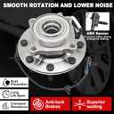 Pair 515086 Front Wheel Bearing Hub Assembly Compatible with Chevy Avalanche Silverado 1500 HD 2500 Classic 2001-2006 Suburban, for GMC Sierra 1500 2500 Classic 2007 Yukon XL 2500, 8 Lugs w/ABS