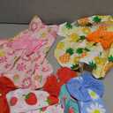 5 Pack Girl Dog Clothes Floral Summer Puppy Princess Bowknot Dog Dresses for Small Dogs Girl Clothes Cute Outfits for Boys Girls Pets Cats Dogs (Medium, Floral Summer)