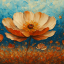 Flower painting 40x20