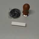 Y-Step 51mm Espresso Tamper Set, 30 lb Consistent Pressure Calibrated Coffee Tamper with Spring Loaded, Silicone Mat, Coffee Stirrer Espresso Distribution Tool, Wooden Barista Kit for Espresso Machine (Brown)