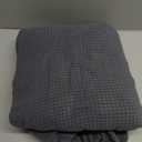 Couch Cushion Covers for Sectional Sofa L Shape Washable Separate Seat Chaise Couch Cover Stretch Sofa Slipcovers with 2 Pcs Pillowcases(2 Seater + 1 Chaise, Dark Grey)