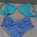 Blooming Jelly Womens One Piece Swimsuit Tummy Control Bathing Suit Sexy Flattering Cheeky High Cut Out Cute Ladies Swimwear Large , Corn Flower Blue