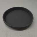 6 Pack of 12 inch Plant Saucer Gray, Heavy Duty Plastic Plant Saucer 12 inch Round, Durable Plant Tray for Pots, Flower Saucers for Indoors, Plant Trays for Planter 11"/12" (12", Cement Gray)
