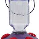 Perky-Pet 9101-2 Lavender Field Top-Fill Glass Hummingbird Feeder Purple 16 oz Capacity