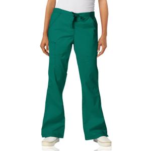 WonderWink Womens Grace Flare Leg Cargo PantMedical Scrubs Pants (X-Small Tall, Hunter)