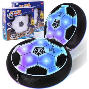 2 Pcs Hover Soccer Ball Toys, Christmas Boys Gift Idea, World Cup Holiday Birthday Present Teen Boy Toy for Age 6 7 8 9 10 11 12 Years Old Party Games