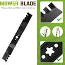 Mulching Blade Replaces 580244001 580244002 Mower Blade for Husqvarna 22 inch Deck HU550F HU550FH HU675FE HU725E HU725FH HU775H LC 356AWD