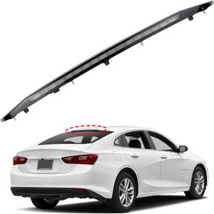 Third Brake Light Assembly 3rd Brake Light Stop Light Compatible with Chevrolet Chevy Malibu 2016 2017 2018 2019 2020 2021 2022 2023 2024 2025 Replace 42795725
