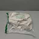 jinchan Striped Linen Kitchen Curtains 36 Inches Tier Curtains Farmhouse Modern Cafe Style Small Window Treatments Airy Light Filtering Rod Pocket for Living Room Bathroom 2 Panels Taupe Grey