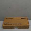 Forbena White 2 Tier Bathroom Organizer Countertop, Small Counter Top Organizer for Bathroom Decor, Modern Kitchen Counter Shelf for Snack, Vanity Makeup Organizers and Storage Tray for Bedroom