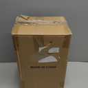 Bathroom Trash Can with Lid, Slim Bathroom Trash Can, Mini Plastic Garbage Basket with Press Lid, Suitable for Living Room, Bedroom, Kitchen (Gray)