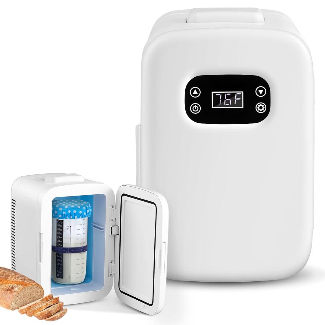 VIHOSE Large Upgraded Sourdough Starter Warmer with Dual-core Temperature Control System Sourdough Home Starter Warmer up to 149 Adjustable 2 Layer