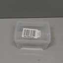 1InTheOffice Plastic Index Card Box 4x6, Index Card Storage Box, Clear, 500 Capacity, 2 Pack