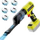 YEX-BUR Cordless Handheld Vacuum for Ryobi 18V Battery(Tool Only), 240W Powerful Car Vacuum with Brushless Motor, 3-Speed, 5 Filters, Portable Vacuum Cleaner for Home Office Car Pet