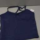 Women 2 Piece Workout Sets (2025 NEW) Yoga Outfit Open Back Tank Top High Waisted Shorts Gym Sets Tracksuits (Medium, Dark Blue)