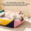 Welfibr Cotton Canvas Dog Bed (290gsm Thick) 38"x30"x12" Durable Waterproof