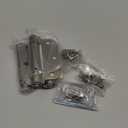 3 Pack Spring Hinges Self Closing 3.5 Inch, Self Closing Door Hinges with 5/8'' Radius Corners, Adjustable Tension for Garage, Front and Back Doors, Left and Right Hand, UL Listed