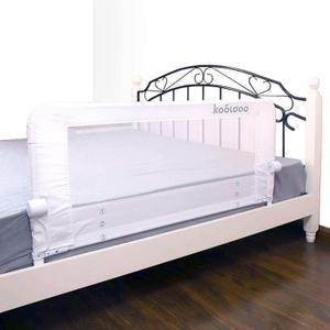 Bed Rail for Toddlers, 43" Foldable Toddler Bed Rail Guards for Baby Safety, with 1Piece Safe Belt for Kids, Fits Twin, Double, Full, Queen Size Bed(43" L*22.8" H, White)