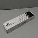 ASOKO Under Cabinet Led Light Plug in, Dimmable Daylight White 4500K, 3 Pack 12 inch Linkable Led Under Counter Lights for Kitchen, Shelf, Workbench, Cupboard, ETL Listed Plug 24V, UNO-LK 4500K