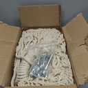 ZEAN Handwoven Hammock with Tassels by Thick Cotton Rope XL Two Person Hammock for Outside Patio Backyard Garden Beach 550LB Capacity