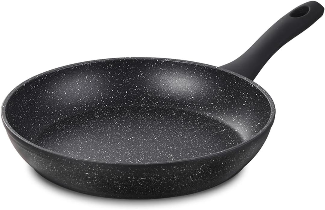 Non Stick Frying Pans,Healthy Stone Cookware,Deep Frying Pan Skillet,Omelette Pan,Nonstick Cooking Egg PansPFOA-free Non Toxic Frying Pan (10Inch)