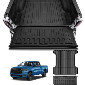 5.7FT Truck Bed Mat & Tailgate Liner for Ram 1500/1500 RHO 2027 2026-2019