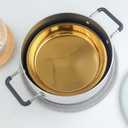 Buyer Star 9 Inch Stainless Steel Steaming Tray, Cold Noodle Plate w/Folding Hot Dish Plate Clip, Round Big Egg Drip Pan, Silver