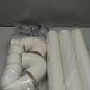 3 Pack PVC Chicken Feeder, 6 lb Capacity Automatic Chicken Feeder No Waste,Easy to Install and Clean for Chicken Poultry Feeder