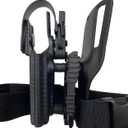 QLS Quick Locking System Kit Included QLS Fork and Receiver Plate with Mid-Ride UBL Universal Belt Loop for Duty Belt Holster