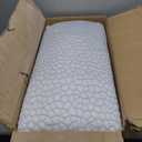 QUTOOL Cooling Pillow for Sleeping, CertiPUR-US Shredded Memory Foam King Pillow Set of 1, Cool Pillow for Hot Sleepers Adjustable Firm Pillow for Side, Back, Stomach Sleepers Soft Yet Support, White