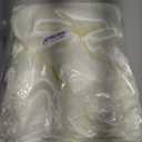 TURSTIN 8 Packs Ivory Satin Tablecloth 102 x 58 Inch Overlay Satin Table Cover Rectangle Bright Silk Tablecloth Smooth Fabric Table Decoration for Wedding Banquet Party Events