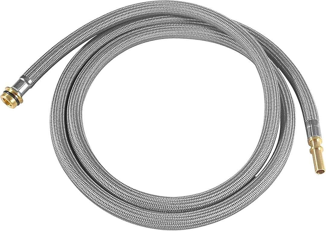88624000 Pull-Out Hose Replacement for Hansgrohe&Grohe Kitchen Faucets59-Inch Premium Spray Hose with Brass Connectors, Compatible with 95507000, 95506000&48293000Durable Pull-Down Faucet Hose Kit