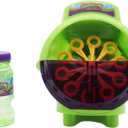 Gazillion Bubbles, Hurricane Bubble Making Machine - Portable Bubble Maker - Instant Bubble Creation - Outdoor Toy for Kids - 4 oz. Bubble Solution Included - Ages 3+
