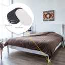 Reusable Large Furniture Movers Sliders for Carpet and Hardwood Floors-8 Pack 9-1/2" Oval Moving Pads Protector for Heavy Duty Sofa Bed Table Desk,Quickly and Easily Move Any Item, Beige