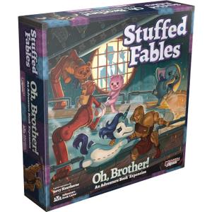 Stuffed Fables Oh Brother! Board Game EXPANSION - Exciting Narrative Adventure! Cooperative Strategy Game for Kids & Adults, Ages 7+, 2-4 Players, 60-90 Minute Playtime, Made by Plaid Hat Games