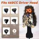 Funny Driver Headcover, Plush Golf Club Covers Long Neck, Animal Headcover, Soft Mallard Duck Rabbit Bunny Owl Fish Headcovers for Golf Clubs Fits Men and Women, Driver Headcover Animal for Present