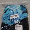 Arolina Tankini Swimsuits for Women Tummy Control Two Piece Bathing Suits Flowy Swim Tops with Boy Shorts (Large, Blue Floral)