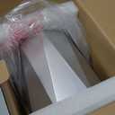 Roomratv 52 Inch Modern Silver Finished Ceiling Fans with Dimmable Led Lights, Flush Mount Ceiling Fan with Remote Control, Quiet DC Reversible Motor for Summer Winter, Noiseless,Bedroom,Indoor