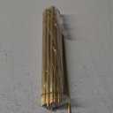 Moxweyeni 40 Pcs Brass Rods 1.5 mm 2 mm Brass Welding Brazing Rods Copper Alloy Solid for DIY Craft Drift Punches Knife Handle Lathe(2 mm)